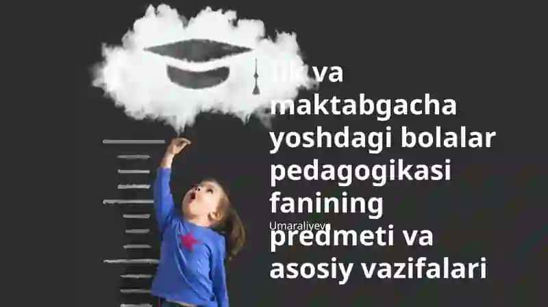 Yosh bolalar pedagogikasi