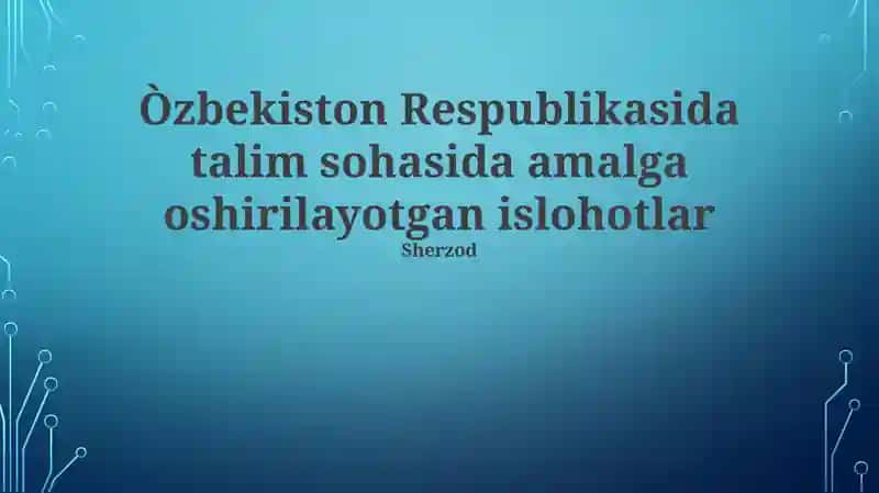Raqamli ta'lim strategiyasi