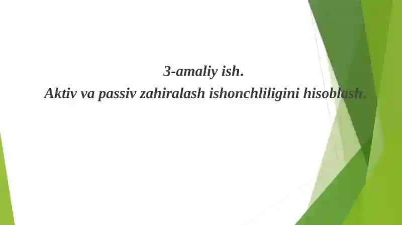 Avtomatlashtirish sistemalarining ishonchliligi