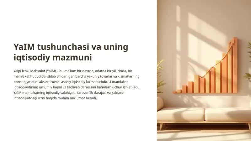 YaIM tushunchasi va uning iqtisodiy mazmuni