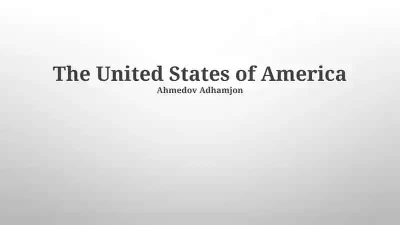 Modern America: Challenges and Perspectives