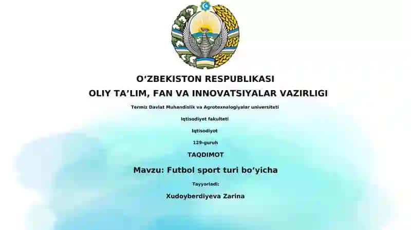 Futbol sport turi
