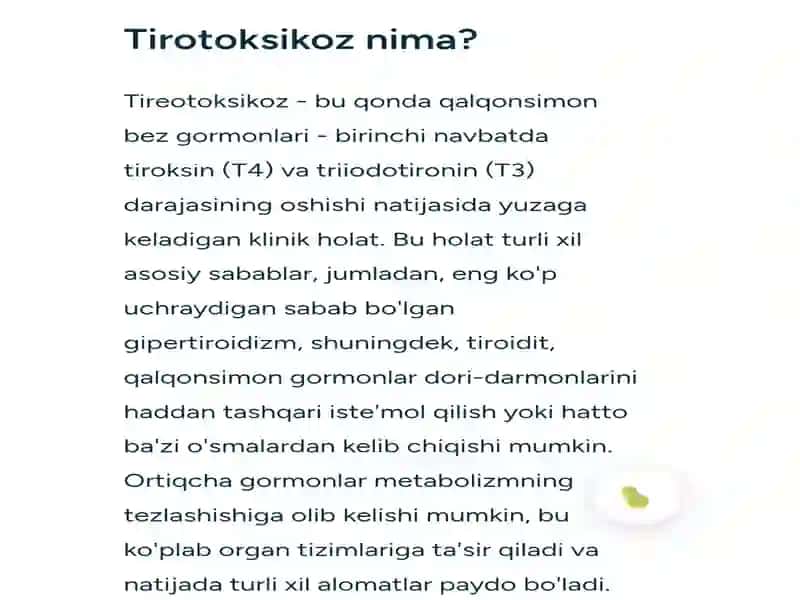 Tireotoksikoz