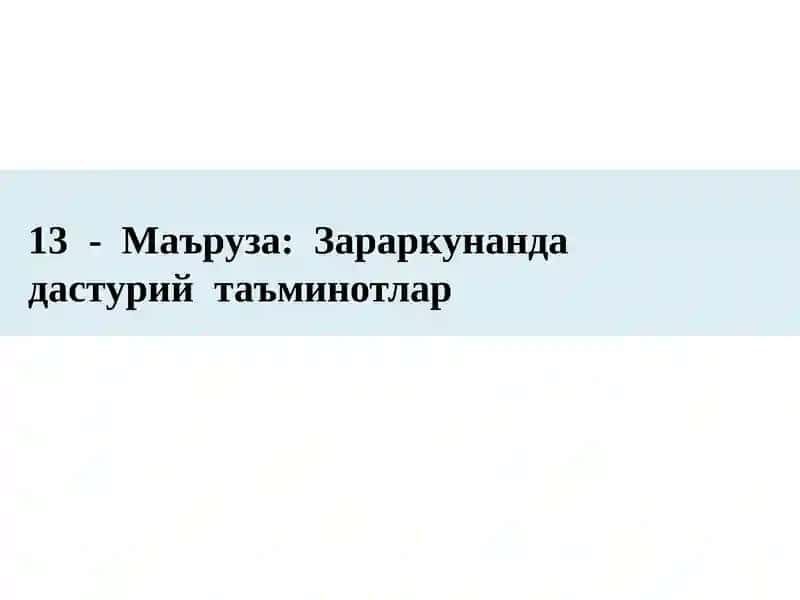 Зараркунанда дастурий таъминотлар