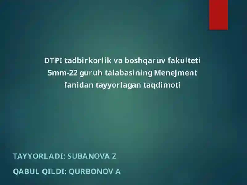 Davlat menejmenti