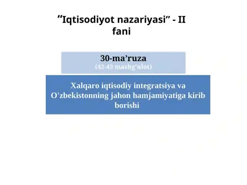 Iqtisodiyot nazariyasi