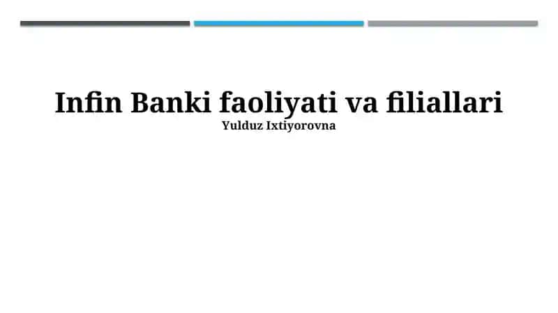 Infin Banki