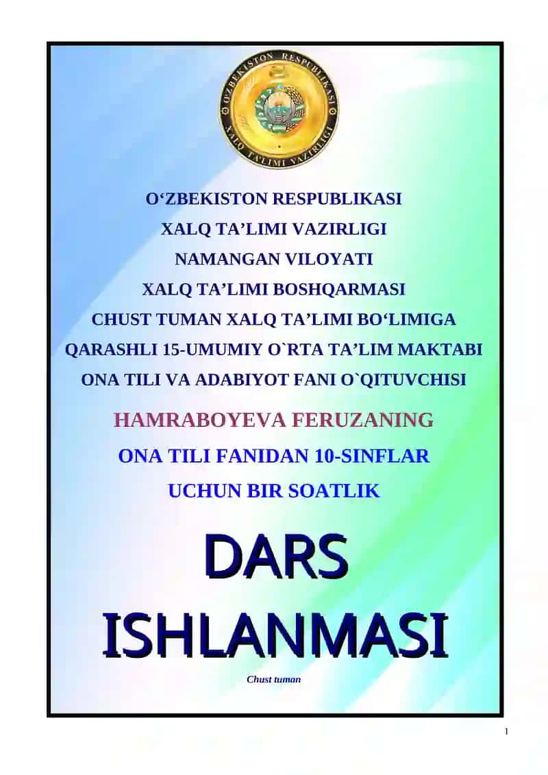 Morfologik vositalarni nutqiy uslublarda qo`llash yo`llari