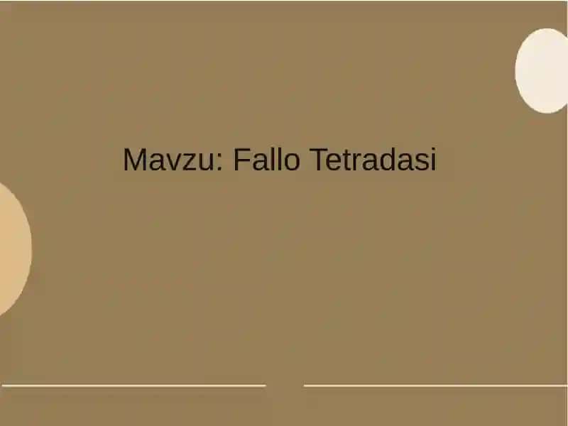 Fallo Tetradasi
