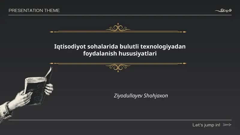 Bulutli hisoblash texnologiyalari iqtisodiyotda