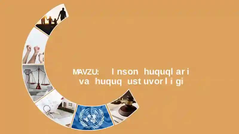 Inson huquqlari va huquq ustuvorligi