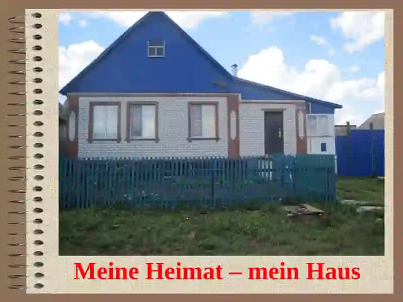 Meine Heimat – mein Haus