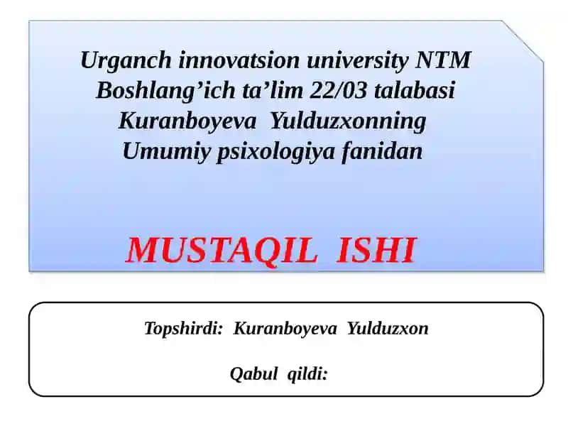 Sezgi turlari va uning qonuniyatlari