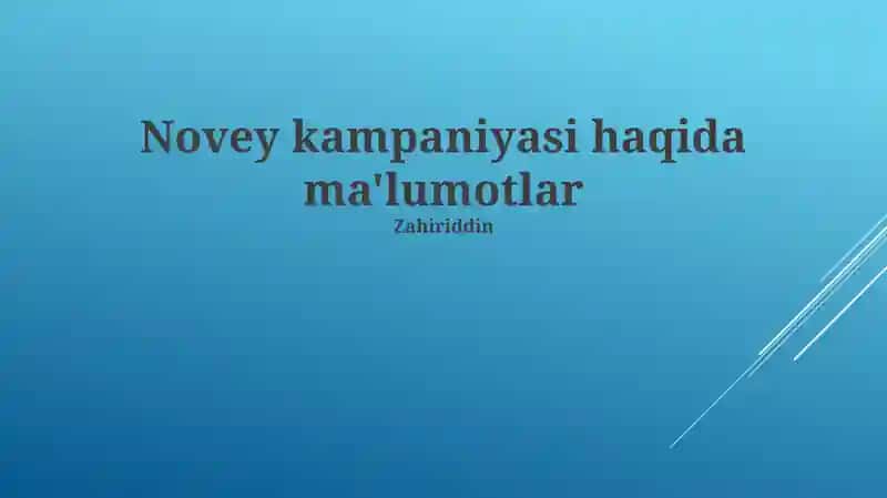Novey kampaniyasi