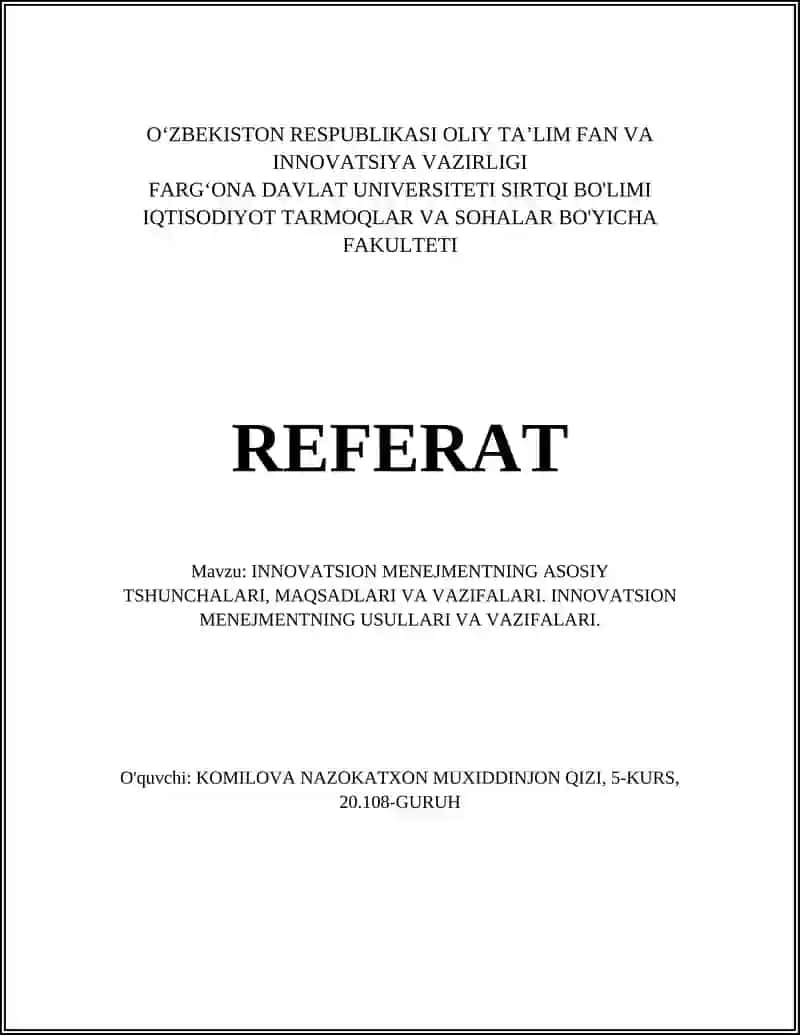 Innovatsion menejment