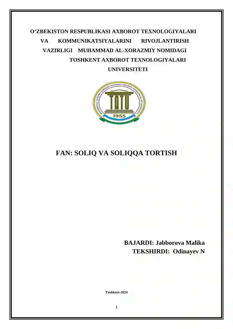 Federal Soliqlar