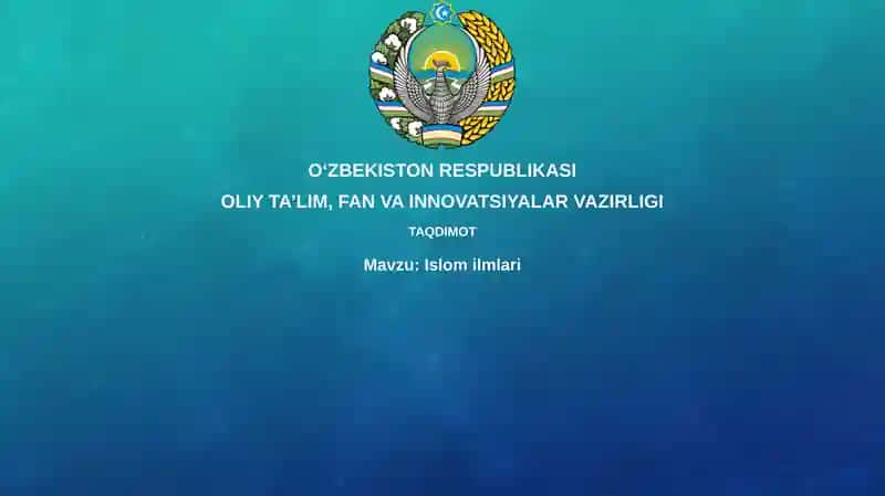 Islom ilmlari