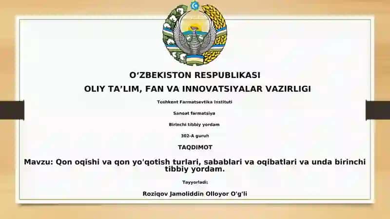 Birinchi tibbiy yordam