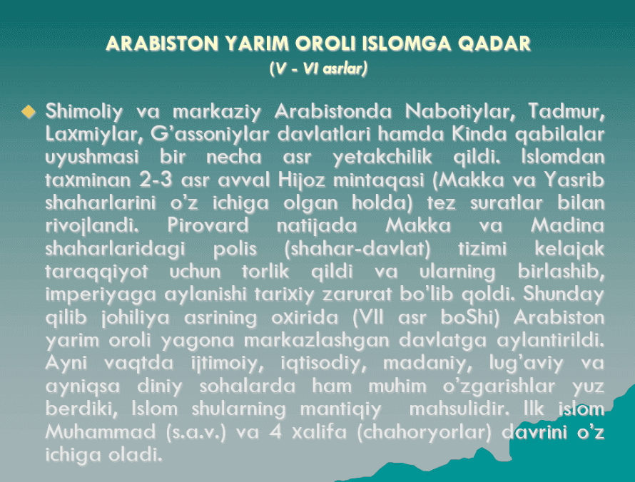 Islom tarixi
