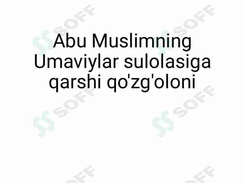 Abu Muslim