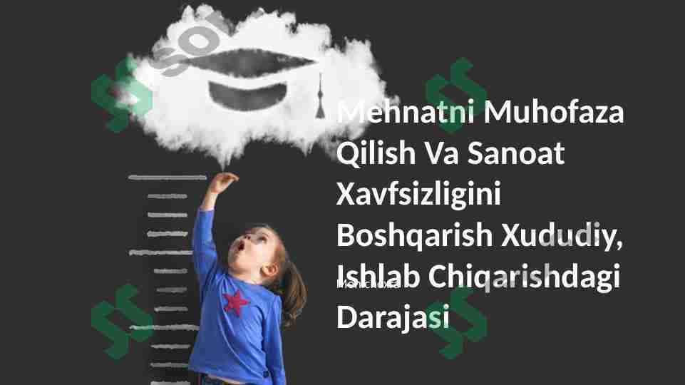 Mehnatni muhofaza qilish va sanoat xavfsizligini boshqarish xududiy, ishlab chiqarishdagi darajasi.