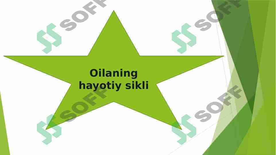 Oilaning hayotiy sikli