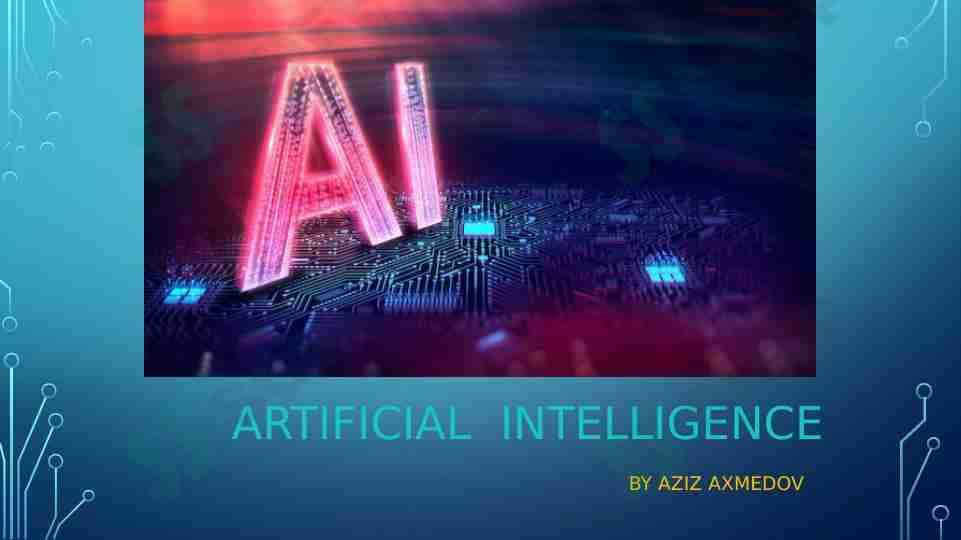 "Artificial Intelligence"