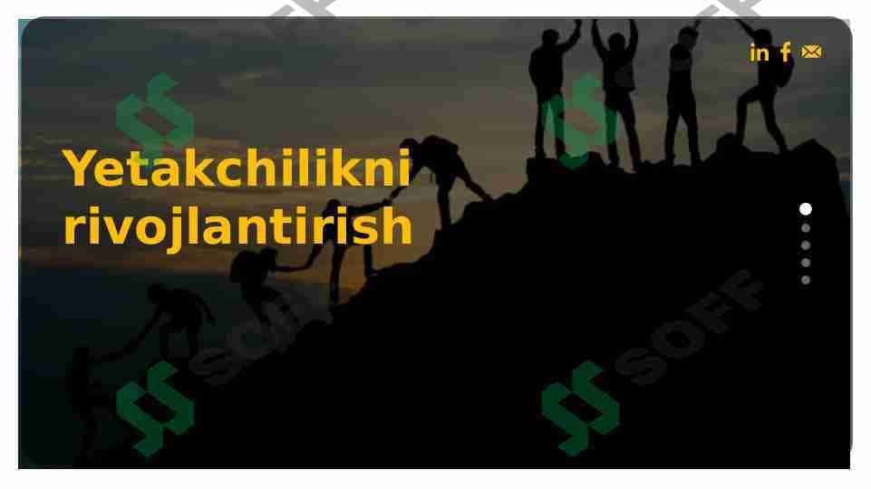 Yetakchilikni rivojlantirish