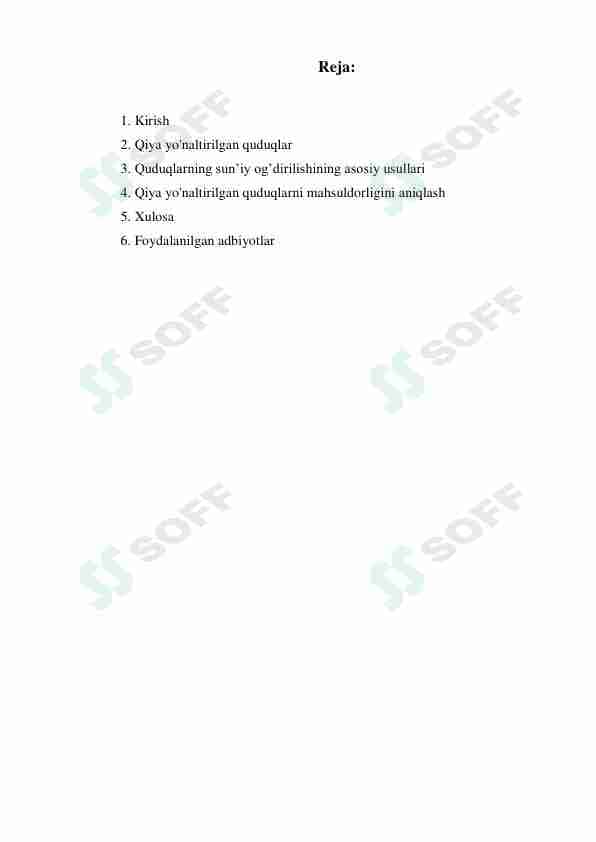 Qiya yo'nalitirlgan quduqlarning mahsuldorligini aniqlash