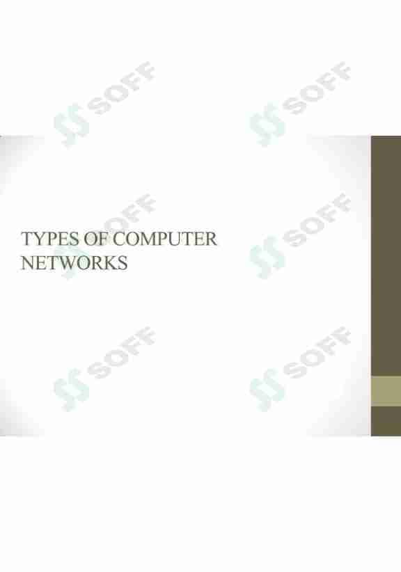 Types of computer network
