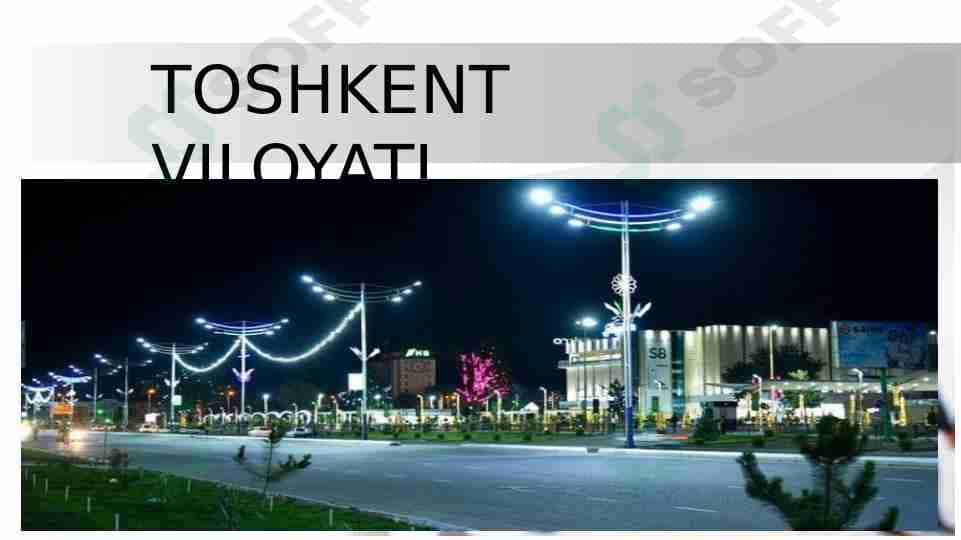 TOSHKENT VILOYATI