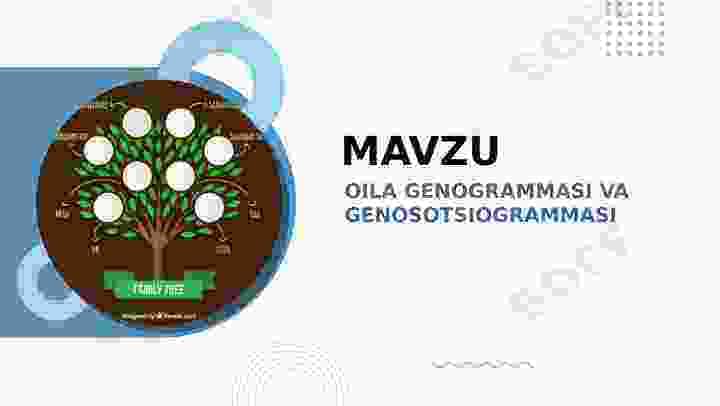 Oila genogrammasi va genosotsiogrammasi
