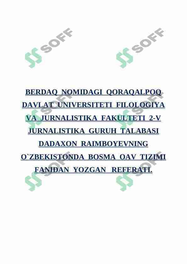 SPORT nashrlari