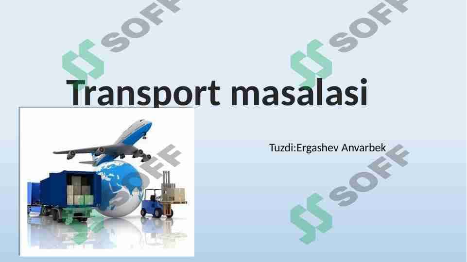 Transport masalasi