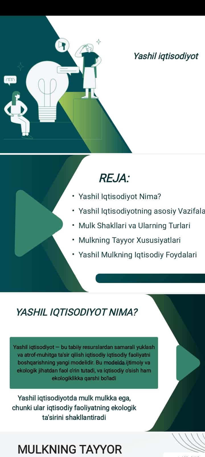 Yashil iqtisodiyot