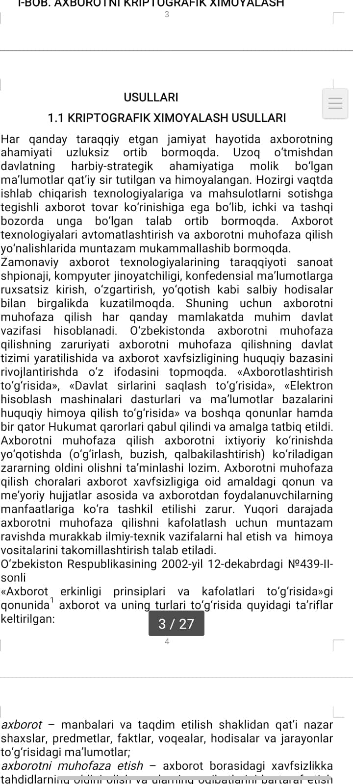 Kriptografik ximoyalash