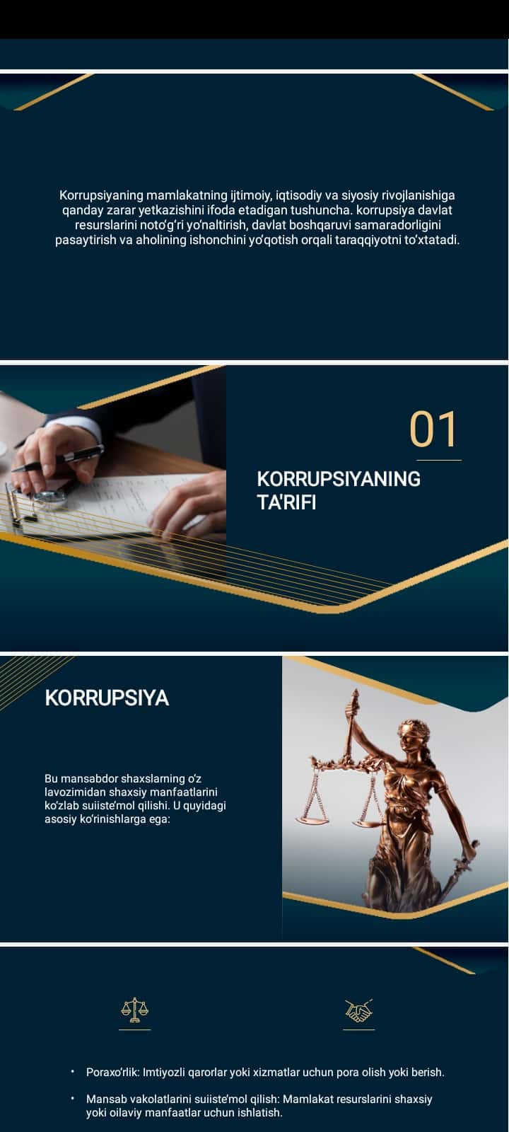 KORRUPSIYA TARAQQIYOT KUSHANDASI