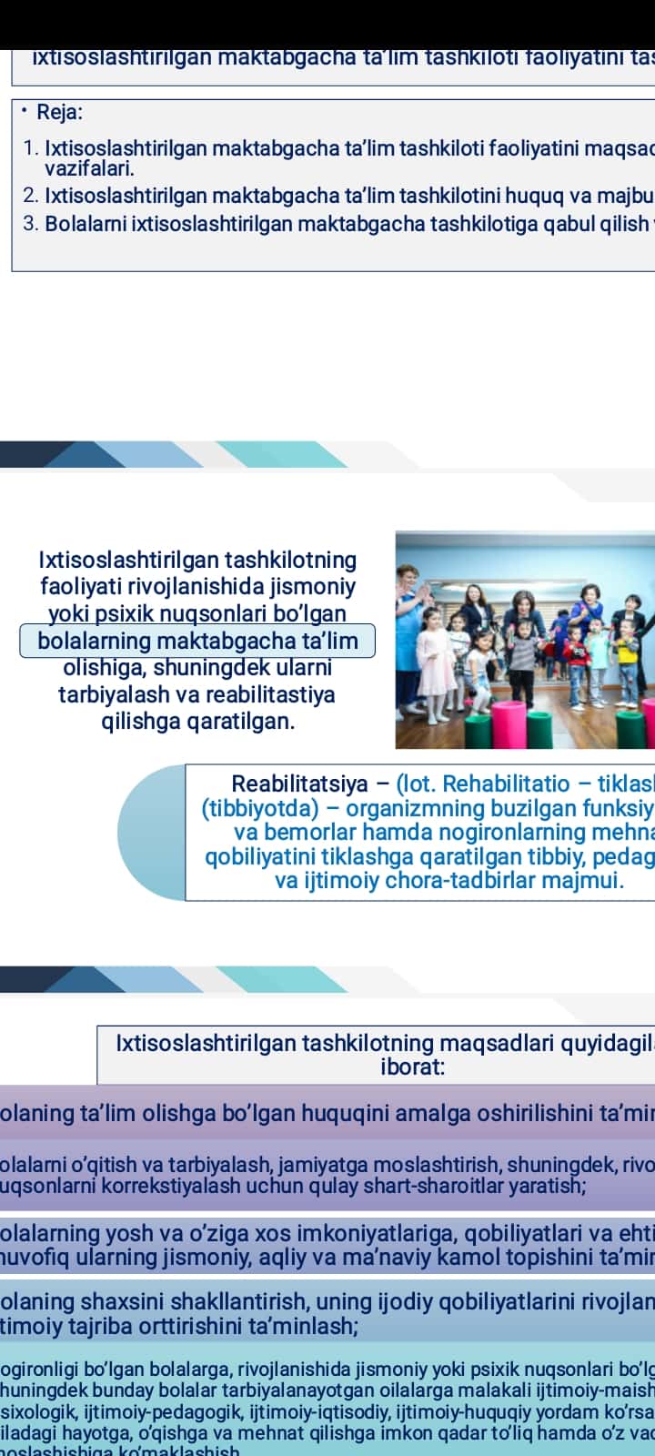 Imkoniyati cheklangan bolalarni inklyuziv ta’limga jalb etishda TPPK ning roli.