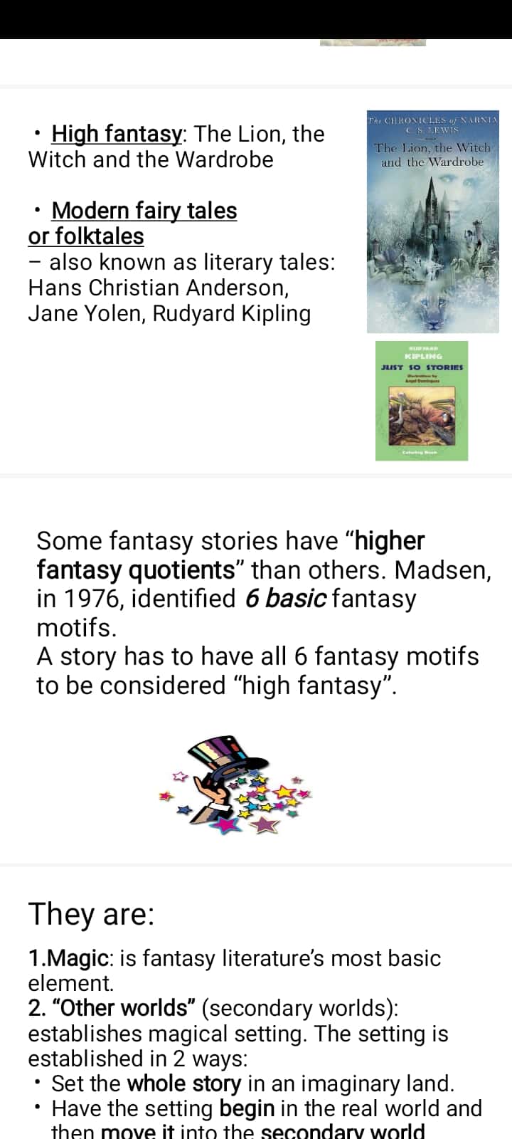 Modern English Fantasy