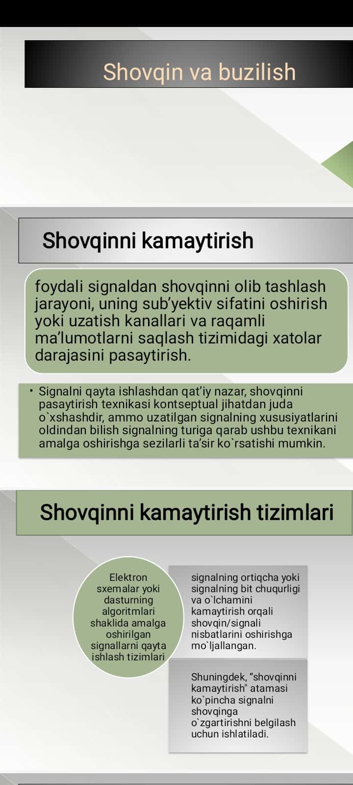 Tasvir va videoni siqishni asosiy usullari