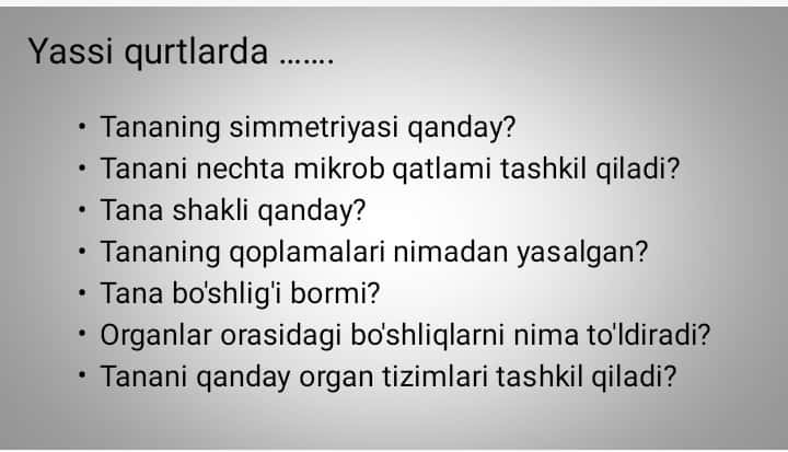 Qurtlar parazitlardir