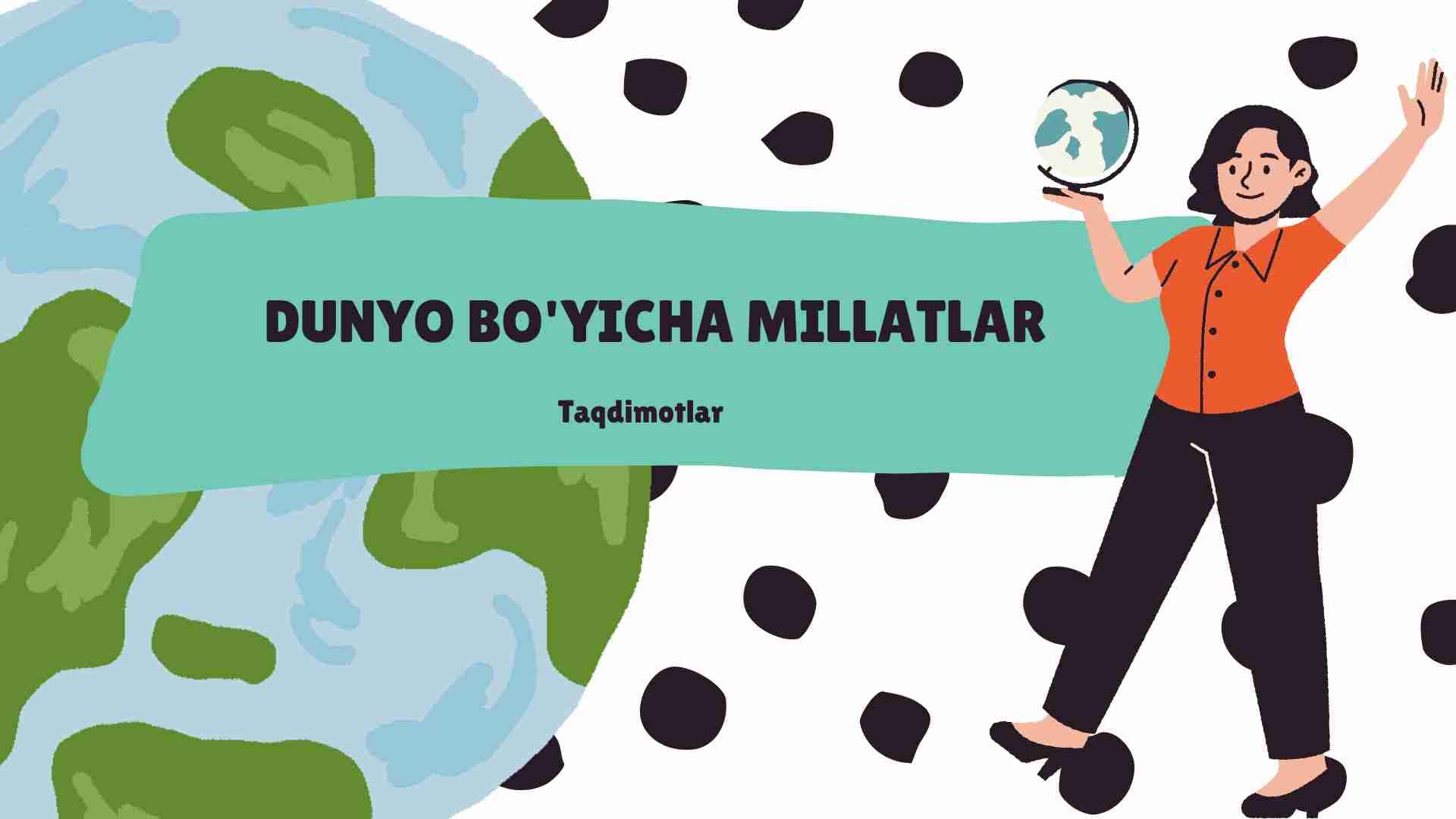 DUNYO BO'YICHA MILLATLAR