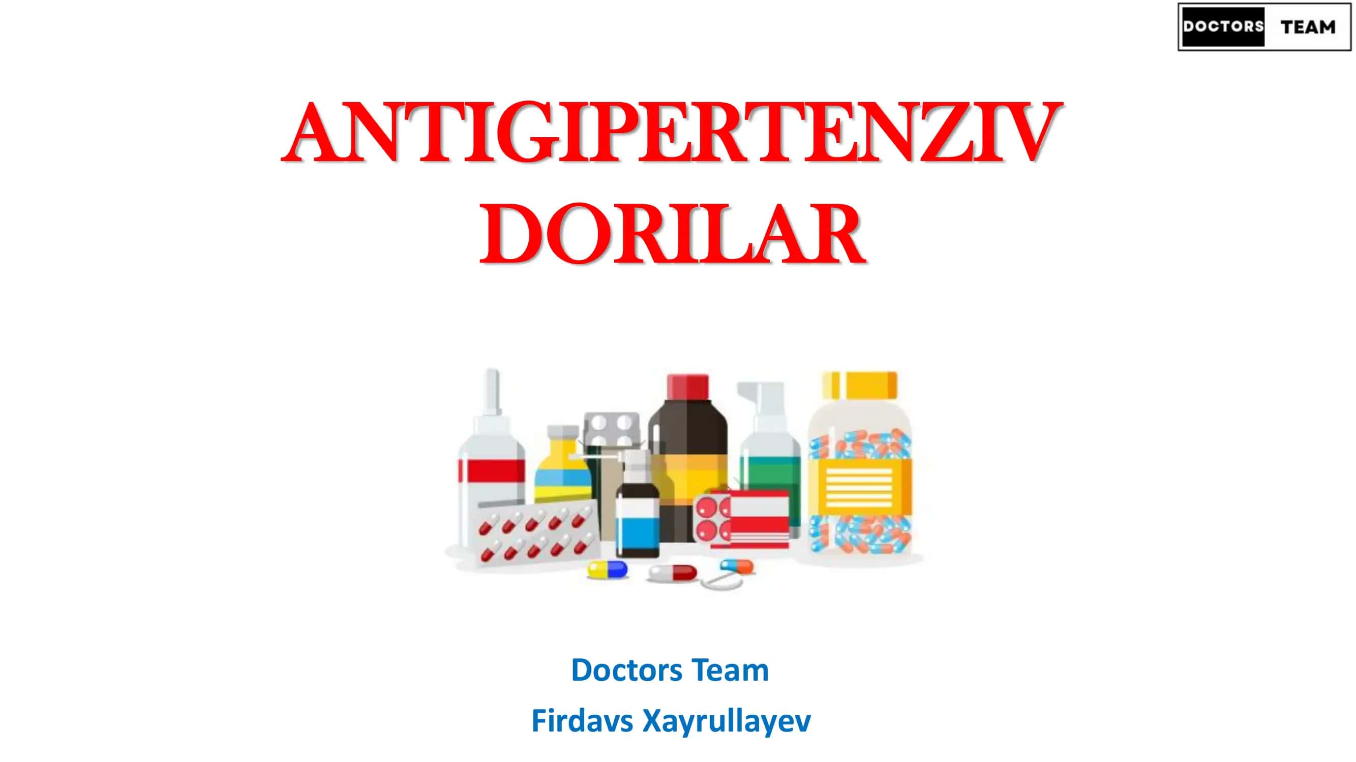 ANTIGIPERTENZIV DORILAR