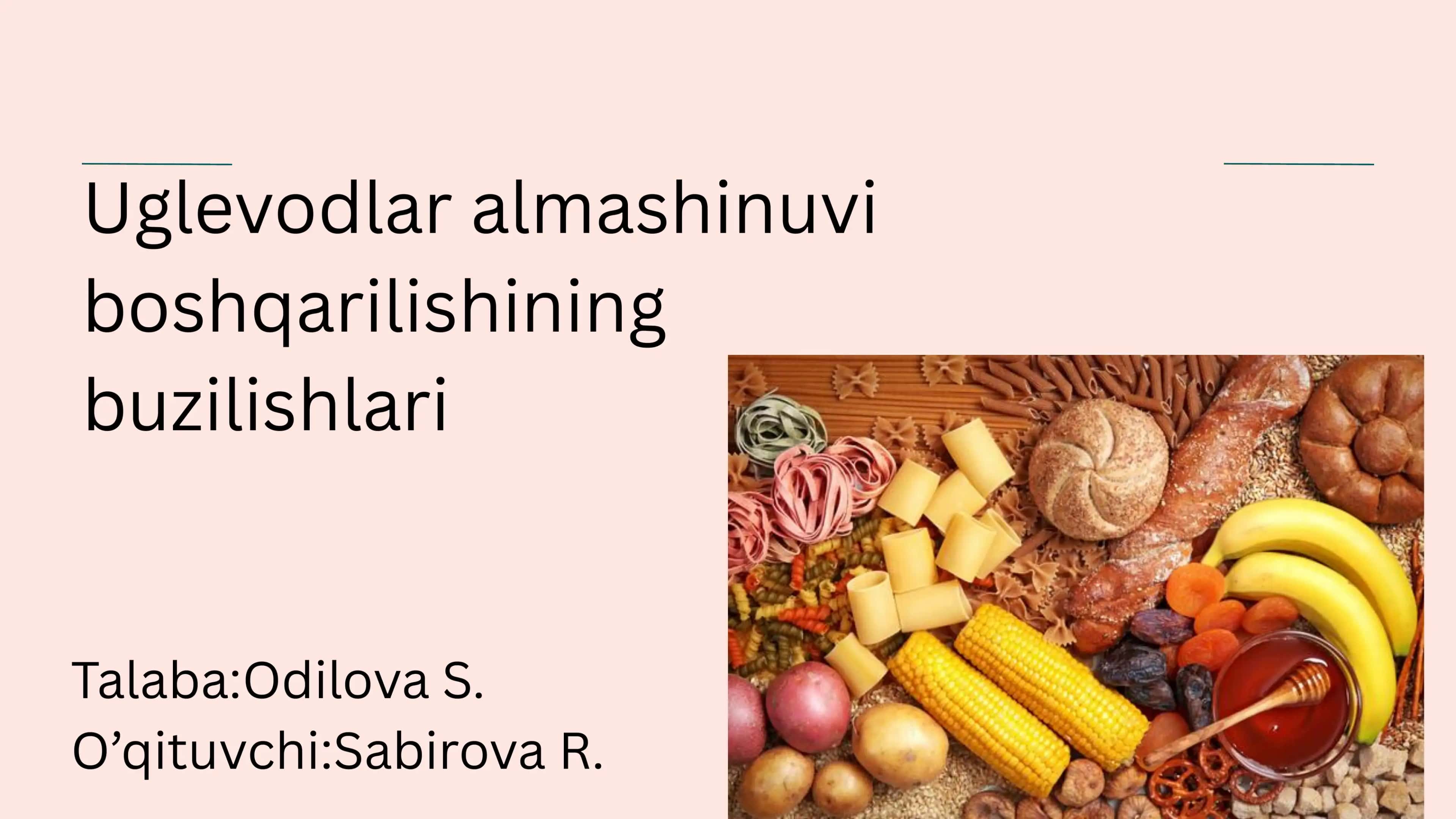 Iglevodlar almashinuvi boshqarilishining buzilishlari