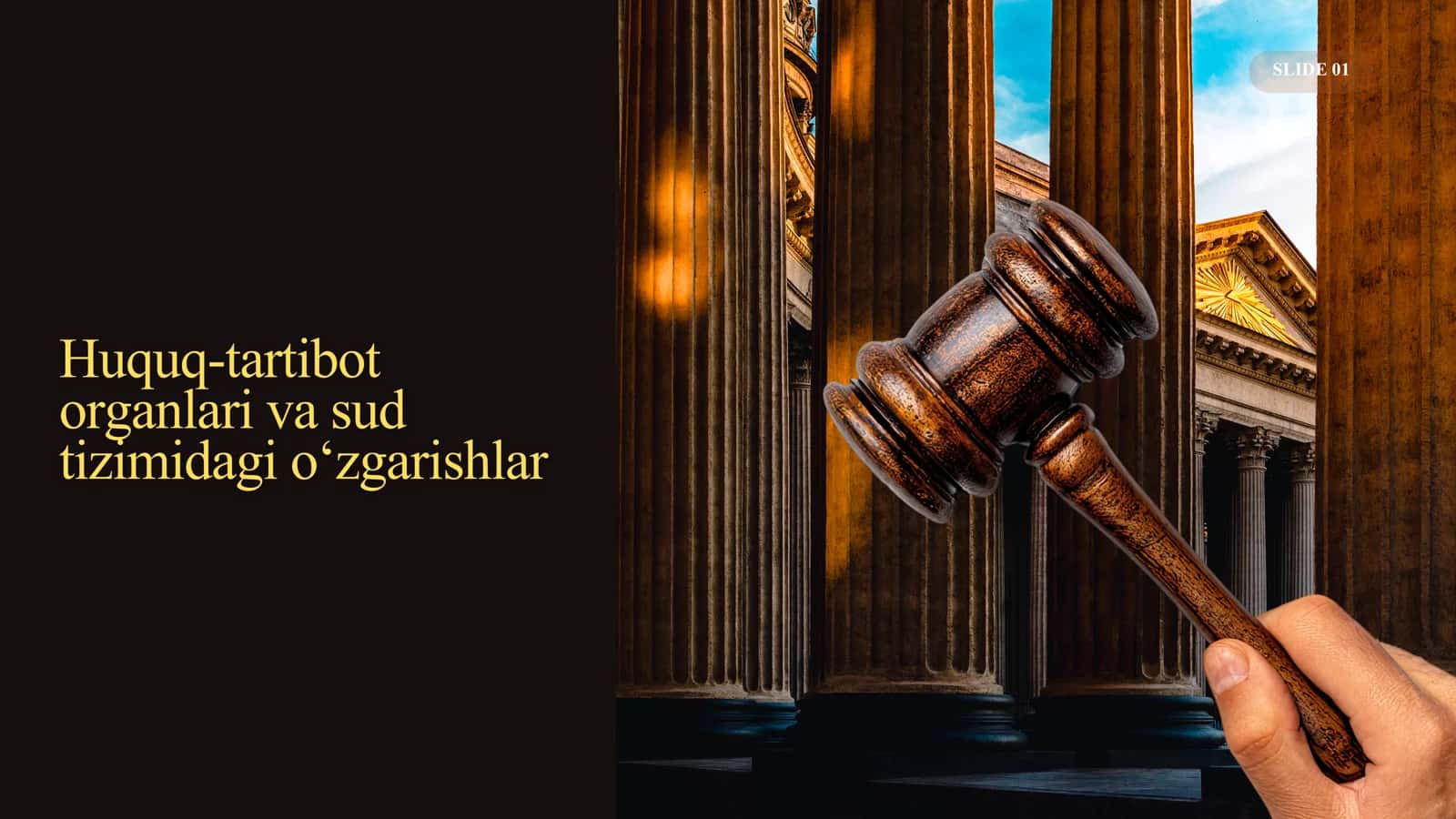 Huquq-tartibot organlari va sud tizimidagi oʻzgarishlar