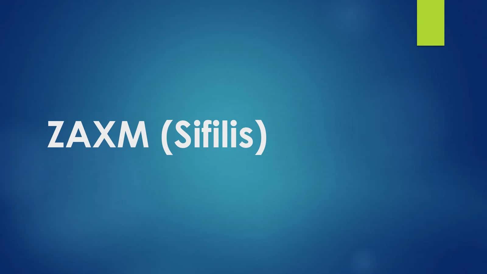 Zaxm (sifilis)