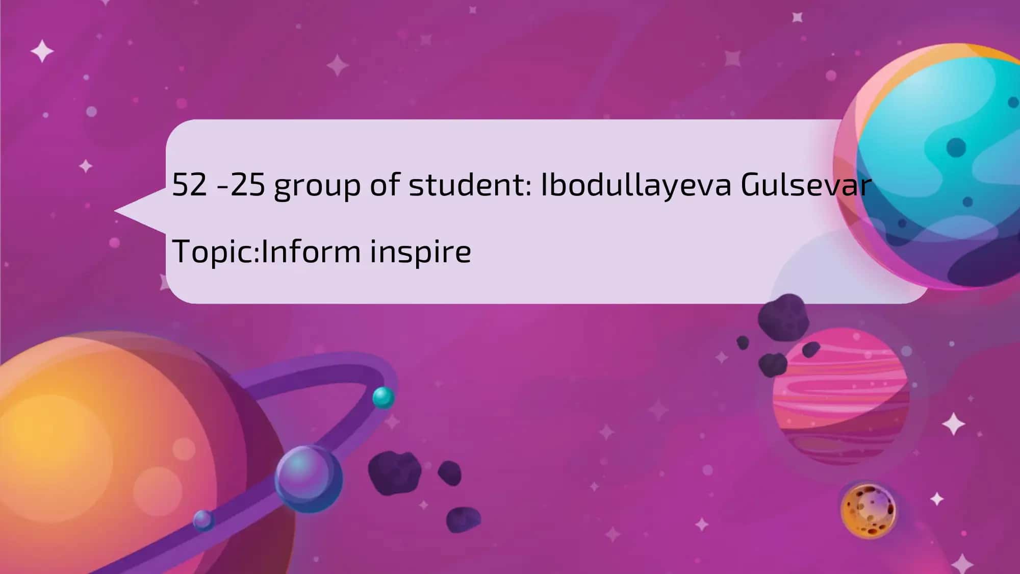 Inform & Inspire