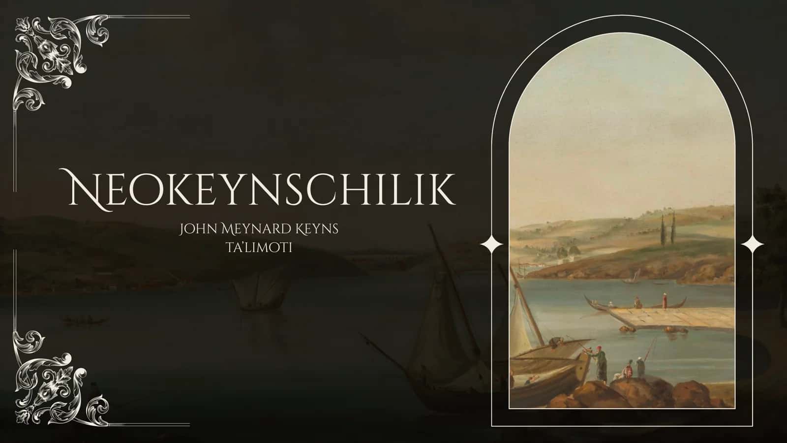 iqtisodiyot tarixi keynschilik nazariyasi