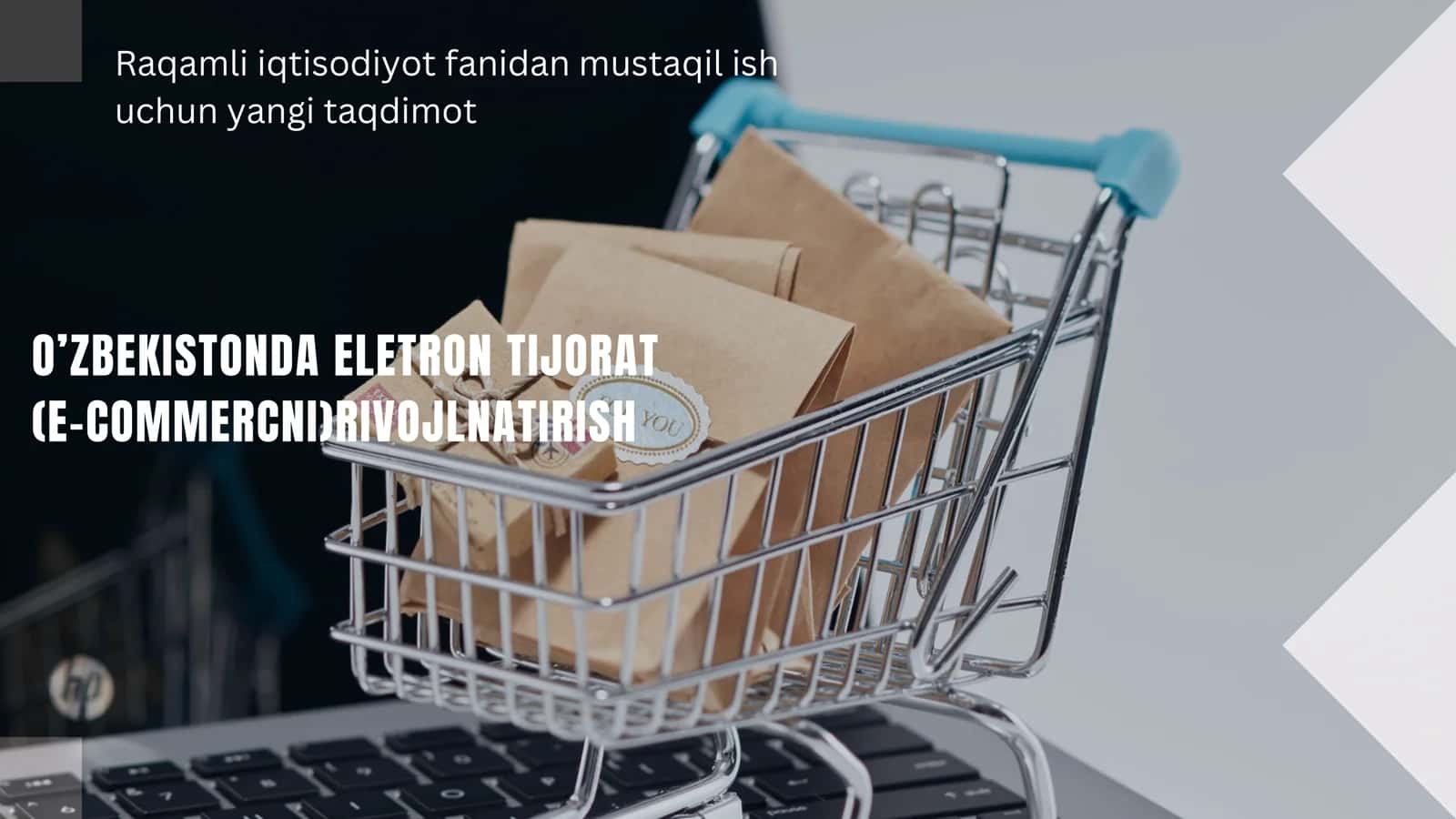 e-commerce O'zbekistonda elektron tijoratni rivojlantirish