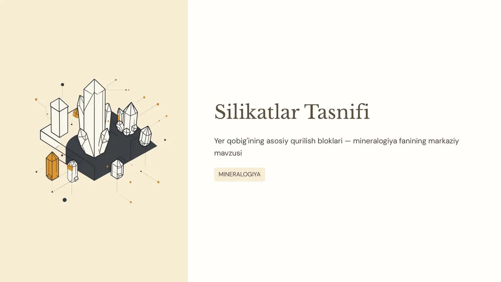 Silikatlar Tasnifi